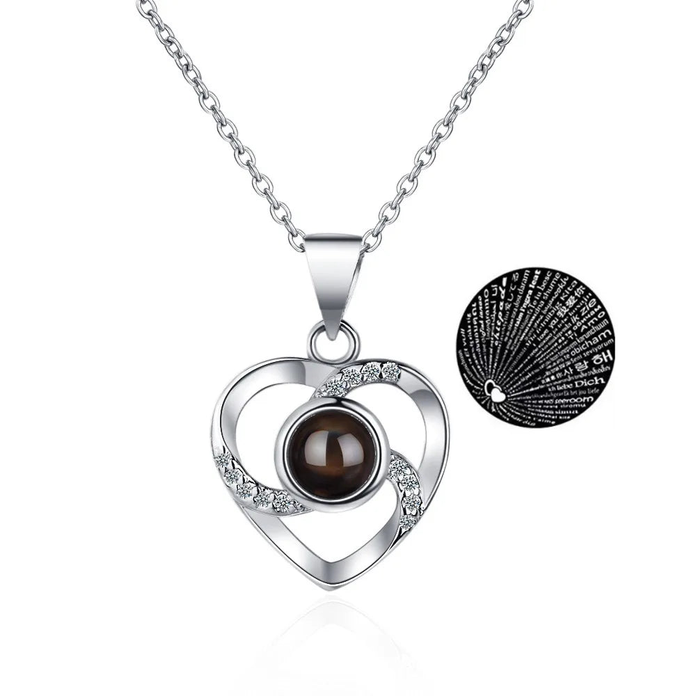 Passion Bear™ - Teddy Bear With Preserved Rose & Necklace